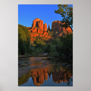 Póster Cruzamento vermelho da rocha em Sedona 685