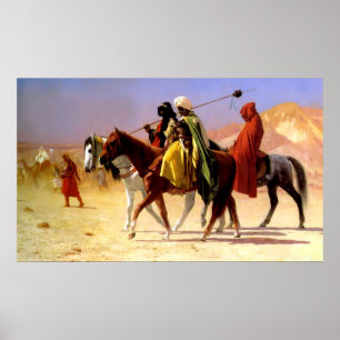 Póster Cruzando o deserto