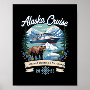Poster Cruzeiro Alaskan Alasca Correspondente 2025 