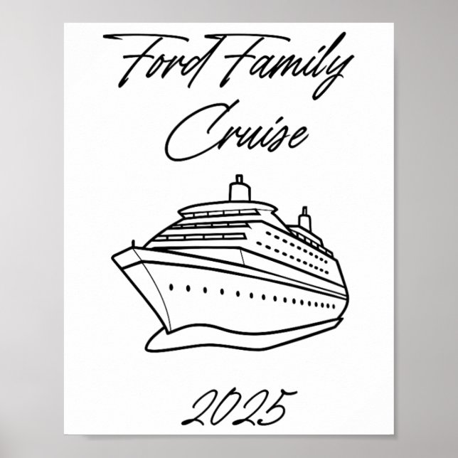 Poster Cruzeiro da Família Ford 2025  (Frente)