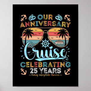 Poster Cruzeiro de Aniversário de 25 Anos e Casais de 25