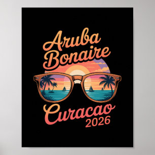 Poster Cruzeiro de Família Aru Bonaire Curaçao Amigos 202