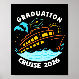 Poster Cruzeiro de Graduação de 2026 Cruising Grads Homen