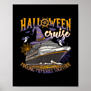Poster Cruzeiro de Halloween em Família Correspondência d