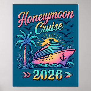 Poster Cruzeiro de lua de mel 2026 casais casados homens