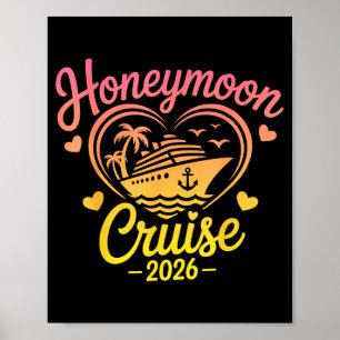 Poster Cruzeiro de Lua de Mel 2026 Casais Recém-Casados C
