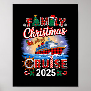 Poster Cruzeiro de Natal em Família 2025 Roupas de Famíli