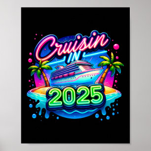 Poster Cruzeiro de Viagem de Cruzeiro em 2025 Férias de V