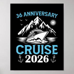 Poster Cruzeiro do 36º Aniversário de Casamento 2026 Cupo