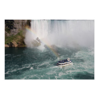 Póster Cruzeiro do Arco-íris das Cataratas do Niágara Art