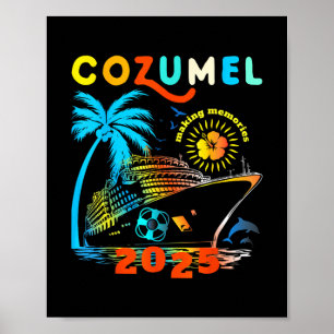 Poster Cruzeiro em Cozumel 2025 Navegando pelo México Coz