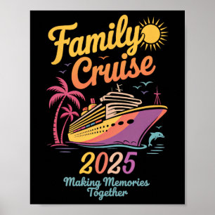 Poster Cruzeiro em Família 2025 Tie Dye Família Correspon