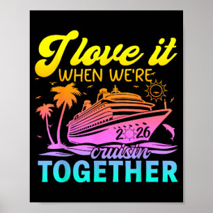 Poster Cruzeiro em Família 2026 Eu Adoro Quando Estamos C