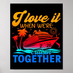 Poster Cruzeiro em Família 2026 Eu Adoro Quando Estamos C