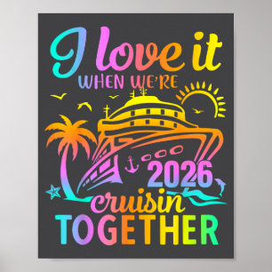 Poster Cruzeiro em Família 2026 Eu Adoro Quando Estamos C