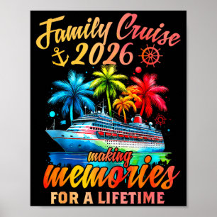 Poster Cruzeiro em Família 2026 Férias de Cruzeiro de Cor