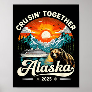 Poster Cruzeiro Familiar Alaska 2025 Viagem de Família