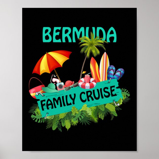 Poster Cruzeiro Familiar Bermudas  (Frente)