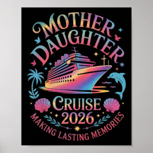 Poster Cruzeiro Mãe Filha 2026 Viagem de Férias Combinand