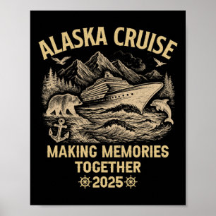 Poster Cruzeiro no Alasca 2025 Cruisin Juntos Férias em F