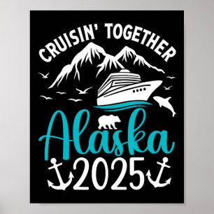 Poster Cruzeiro no Alasca 2025 Família Amigos Viagem Féri