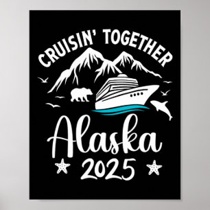 Poster Cruzeiro no Alasca 2025 Família Férias de Verão Vi
