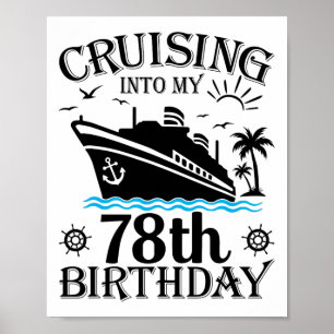 Poster Cruzeiro no Meu 78º Aniversário Cruzeiro 78 Anos d