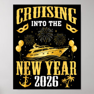 Poster Cruzeiro Para O Ano Novo 2026 Véspera De Ano Novo