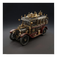 Cruzeiro Policial Retro Steampunk