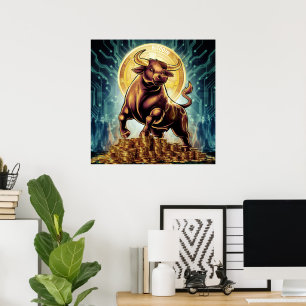 Poster Crypto Bull