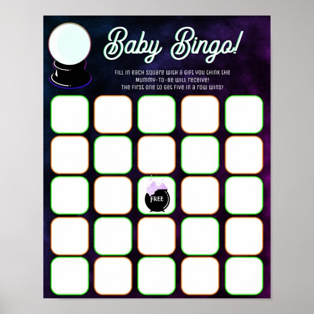 Poster Crystal Ball Baby Bingo (Frente)