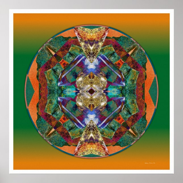 Póster Crystal Mandala 5 (Frente)