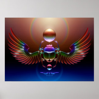 Poster Crystal Scarab de J. Matthew Root