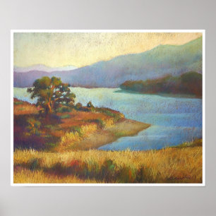 Póster Crystal Spring Sunset
