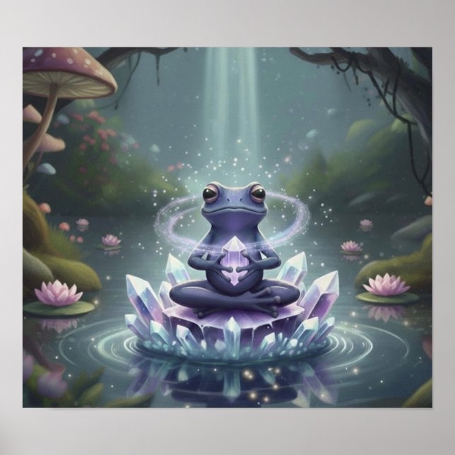 Poster CrystalLotusFrog (Frente)
