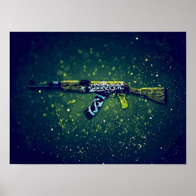 POSTER CS GO AK47 (Frente)