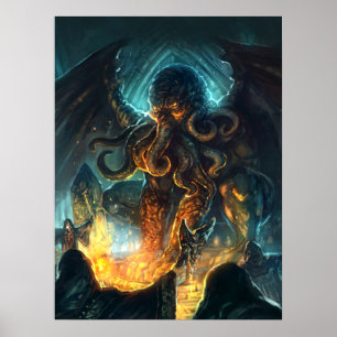 Poster Cthulhu de Lovecraft