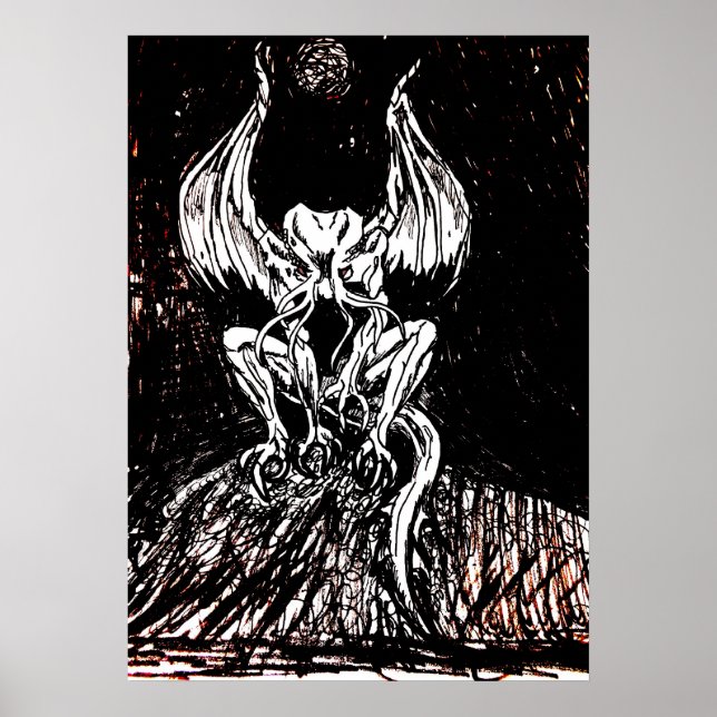 Poster Cthulu (Frente)