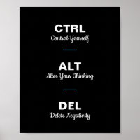 Ctrl Alt Del Citação de Ditos Motivacionais