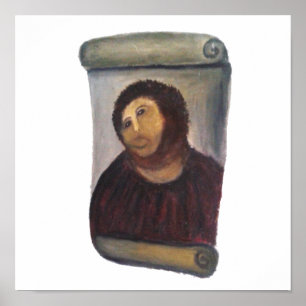 Poster Cuadro ecce homo ecce mono