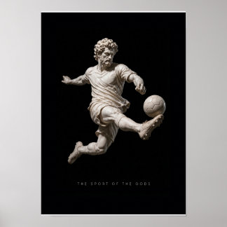 Póster cuadro Fútbol: el deporte de los Dioses