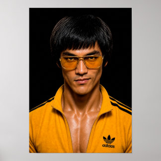 Póster cuadro Retrato Bruce Lee