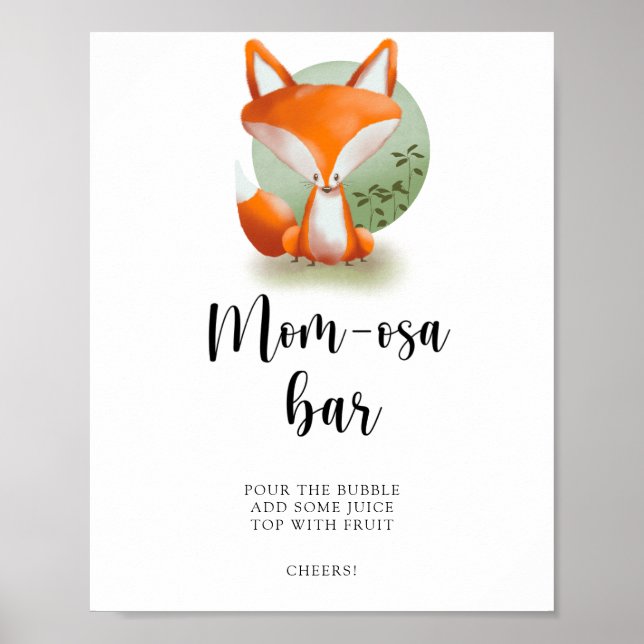 Poster Cub Fox \ bar Mãe-osa (Frente)