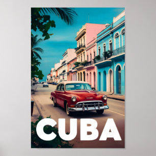 Poster Cuba, famosa Viagem
