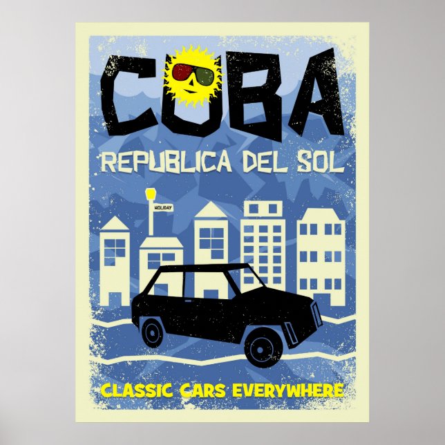 Poster Cuba - Republica del Sol (Frente)