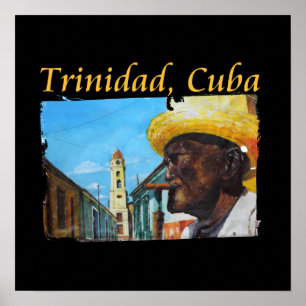 Poster Cuba - Trinidad e Cubana Charutos