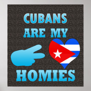 Poster Cubanos são meus Homens
