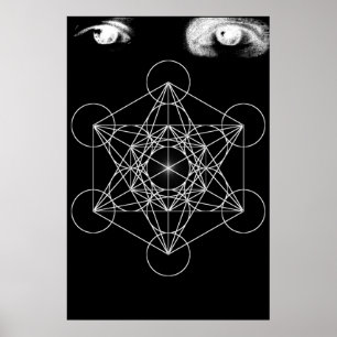 Póster "Cube of Metatron"
