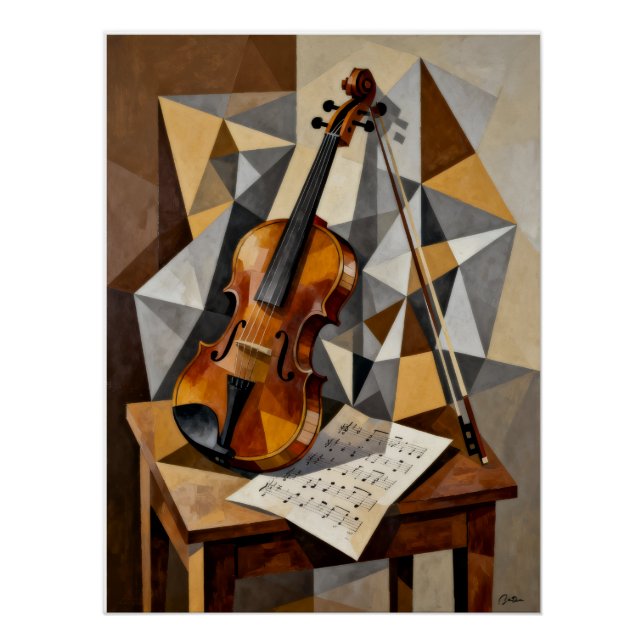 Póster Cubismo (Frente)