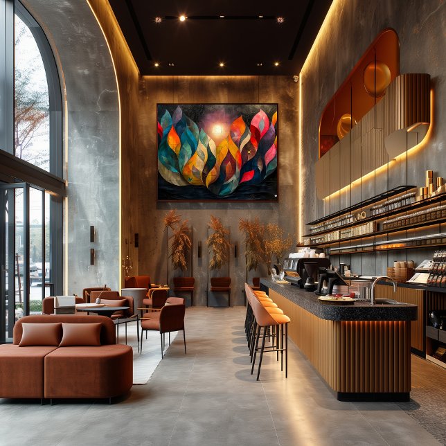 Póster Cubismo: Árbol en Llamas (Criador carregado)